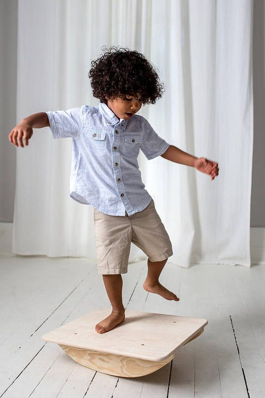 BalanceFlow - Wooden Balancing Board
